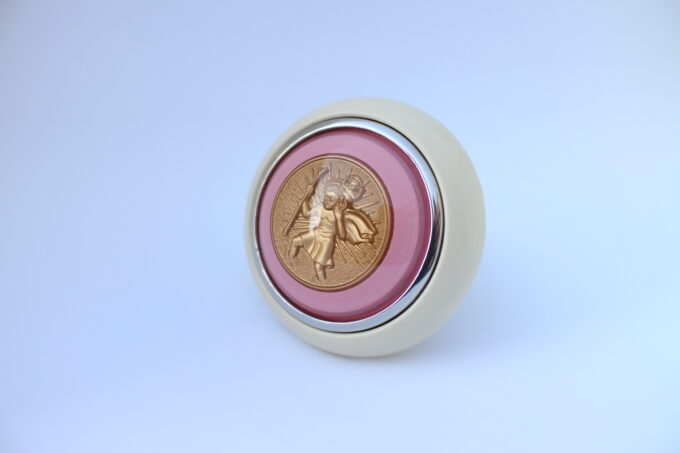 st christoper pink ivory